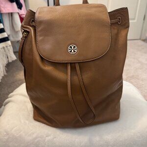 Tory Burch Brody Brown Leather Back Pack